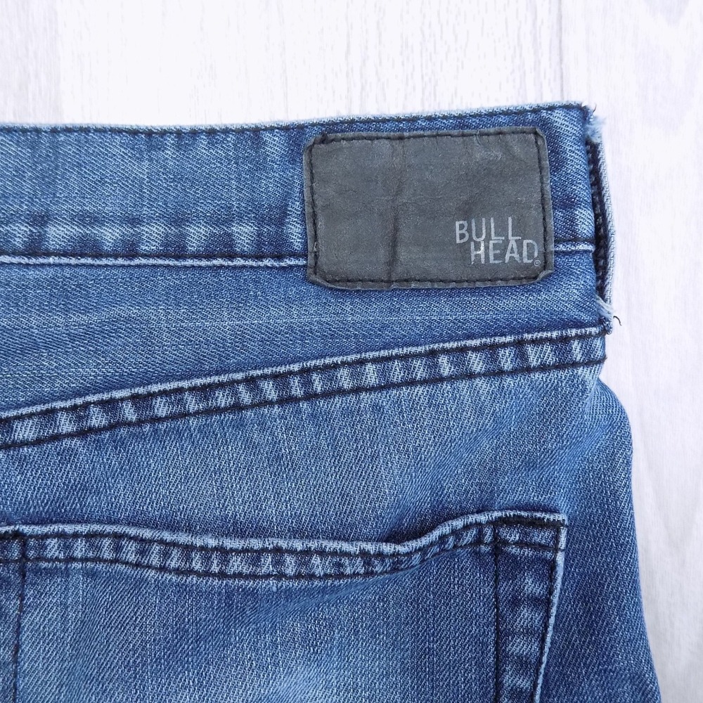 Bullhead Dillon Skinny Jeans Mens 34x32 Blue Medium Wash Denim Stretch